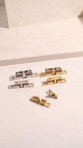 1 ชิ้น 40/50/60/70 มม. ทองเหลืองทองแดงสปริงคู่ลูกเหล็กจับสลักสําหรับตู้เฟอร์นิเจอร์ตู้ประตูบัฟเฟอร์ปรับอุปกรณ์ฮาร์ดแวร์ สกรูฟรี