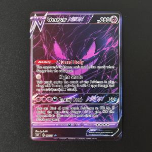 Funism | Handmade DIY Mega Gengar ex Vmax Painted Style Fan Art Cards Anime Game Collectible Toys For Fans Collection