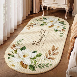 YINSHANG | Summer Cool Ice Silk Non-slip Luxury Elliptical/Long Stripe Carpet