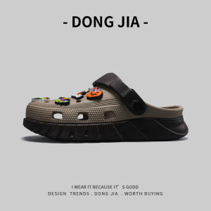 Nam Mùa Hè Thoáng Khí Dép Slip-On Phong Cách Nhật Bản Giày Đi Biển Theo Chủ Đề EVA Phiên Bản Nâng Cấp Của Giày Làm Tắc Phong Cách Thoải Mái
