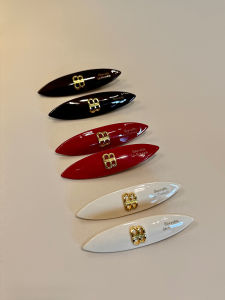 Simple Luxury Surfboard Duckbill Hair Clip: An Edge Clip Bangs Holder for Fashion Show Hair Accessories