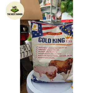 [TOP RATED] Gold King USA for Pigs | Gold King 250g Growth Booster & Immune Support for ANIMALS