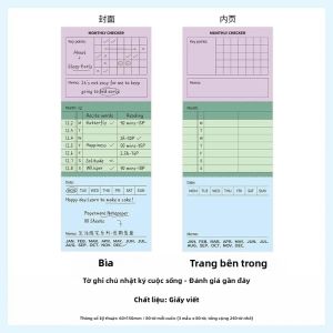 Sổ Ghi Chú Life Notes Series - 3 Kiểu Sổ Kế Hoạch Sổ Theo Dõi Thói Quen Sổ Ghi Chép Dành Cho Học Sinh & Nhân Viên Văn Phòng Quà Tặng Cho Người Yêu Thích Sổ Kế Hoạch