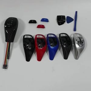 F20 Panel of Gear Shift Knob For BMW Car 1 Series F10 F06 Center Console Gear Shifter Knobs Lever Upgrade Replace Accessories
