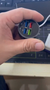 [HCM] 12V/24V Tẩu Sạc Nhanh PD QC3.0 USB C 9 Cổng 120W Có Đèn LED Cho Xe Hơi-TyHome