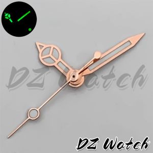 DZ Quartz Sterile Watch Hands Silver Gold Rose Black Watch Pointer Luminous Fit RONDA 515 Quartz Movement Watch Replacement Part