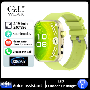 laxasfit | G.L Wear 2026 New Sports Smartwatch Bluetooth Call LED Flashlight Multifunction Outdoor For Men Women