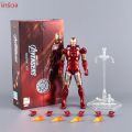 ZD ของเล่น Iron Man Action Figure Mark 35 สีแดง Snapper Iron Man MK 24 MK 22 MK 47 Tony Stark Ironman Action รวบรวมของเล่นของขวัญ. 