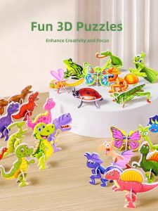 BEISHU | 3D Insect Puzzle Educational DIY Toy