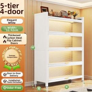 Dust-proof Home-use Steel Flip-top Multi-functional Storage Cabinet