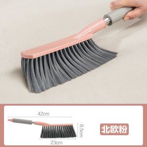 Wooden Handle Bed Dusting Brush Soft Bristle No Shedding Easy to Clean Home Household Bedroom Floor Cleaning Tool