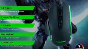 NYK Nemesis HK-100 Mouse Gaming RGB Terminator