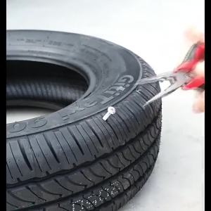 พร้อมส่ง ชุดปะยางฉุกเฉิน ชุดเข็มปะยาง ไหมปะยาง ชุดซ่อมยางรถยนต์ ตัวหนอน