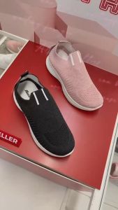 Bata บาจา รองเท้าผ้าใบแบบสวม เทคโนโลยีลดกลิ่นอับ ระบายอากาศได้ดี ผ้าถัก ผ้าknit สำหรับผู้หญิง รุ่นInfinit สีดำ 5806003 สีชมพู 5805003