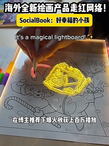 TT50 Acrylic Magical Lightboard for Drawing & Writing LED Light Sketching Board Kids Educational Toy Toddlers Gifts Stationary