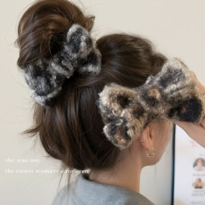 Kẹp Tóc Hình Bướm Họa Tiết Da Báo Mới 2025 Kẹp Tóc Mùa Thu Đông Cho Nữ Kẹp Tóc Mềm Mại Kẹp Tóc Sau Đầu Phụ Kiện Tóc