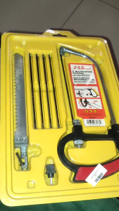 Kangmas Teknik JLD Tools Magic Saw Set Gergaji Serbaguna Multifungsi 3 Way 31cm x 21cm dengan 3 Pilihan Alat Potong Baja Berkualitas & Ergonomis
