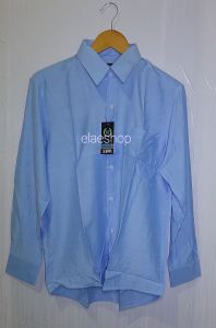 KEMEJA FORMAL WENDYAT BLUE SKY/KEMEJA POLOS LENGAN PANJANG