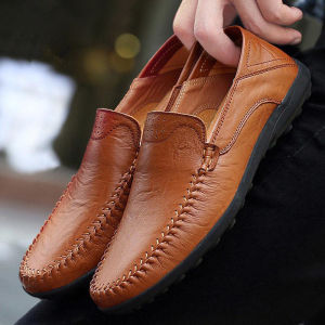 JIFANPAUL | Mens Business Casual Leather Shoes Slip-On Loafers