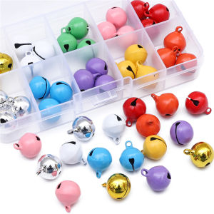 10Grids 14mm 30pcs/box Spray Painted Bell For DIY Making Fashion Jewelry Accessories