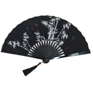 Elegant Bamboo Folding Fan: A Traditional Chinese Style 8 Inch Portable Mini Summer Fan