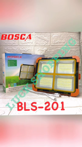 BOSCA BLS-201 Solar Rechargeable LED Searchlight Emergency Light Outdoor Hook Portable Tent Camping Lamp With USB type-c