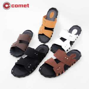 Sandal Pria CMT - NAGATO - Sendal Kulit Pria Dewasa Sendal slop slide nonslip tanpa lem