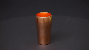 Copper Coffee Cup Drinking Cup Novelty Smooth Handmade Birthday Gift Copper Water Cup for Office Kitchen