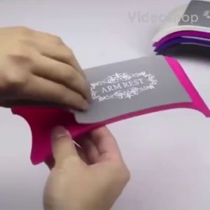 หมอนรองมือทำเล็บ แผ่นรองมือ แท่นวางมือซิลิโคนกันน้ำ