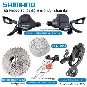 SHIMANO | Bộ Đổi Số Xe Đạp Núi M6000