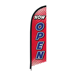 Open Flag Opening Shop Feather Flag Only Flag Without Pole Beach Flag Custom Outdoor Sport Club Advertising Decoration Banner
