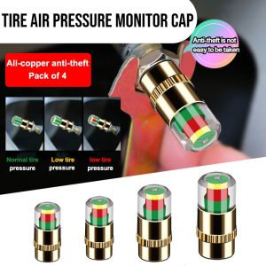 Tire Air Pressure Monitor Cap Antiskid Wheel Teeth Antitheft Car Sensitive Detection Car Tire Pressure Monitor Diagnostic Tool Kit Car Wheel Air Press Alert Warning Monitoring Tire Pressure Tools