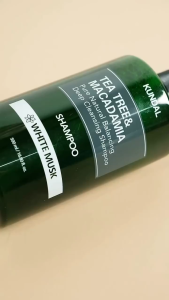 KUNDAL Tea Tree Deep Cleansing Shampoo 500ml - White Musk | Baby Powder