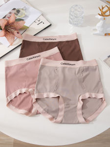 Plus Size Underwear Womens Fat mm 100.00kg High Waist Shaping Strong Lower Belly Contraction Breathable Thin Seamless Briefs