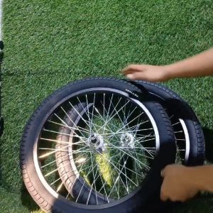 Roda sepeda 20 in torpedo roda sepeda 20x2.30 swallow tinggal pasang universal