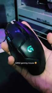 Logitech G402 Hyperion Fury MouseGaming Wired Uitra-Fast FPS Wired 4000DPI Comfortable/8 PROGRAMMABLEBUTTONS