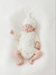 GURCOOC | Bodysuit Trẻ Sơ Sinh Phù Hợp Mùa Hè Dây Kéo Tay Ba Phân