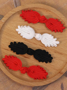 Retro Cheongsam Handwoven Cabbage Button New Chinese Style Ceremony Tang Suit Button Wedding Invitation Decorative Button