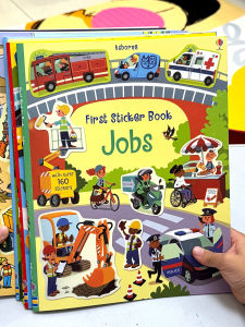 English Car Engineering Vehicle Stickers Book Educational Toy 3-6 years