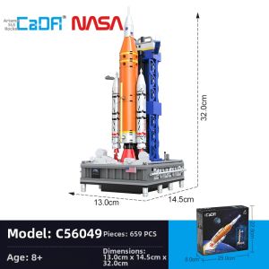 CaDA | Artemis SLS Rocket Educational Assembly Toy 1:460