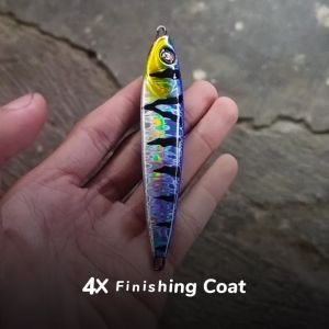 Umpan MONGKALO AMBISIOUS Hologram Minyak Tiger 100 Gram Metal Jig 100 g 100g Umpan Jigging 100gram Umpan Pancing Mancing Laut 100 gr