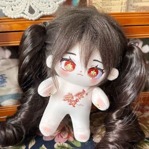 Hạt Cotton Vải Bông Búp Bê 20cm Genshin Attributes Đồ Chơi Sang Trọng Bé Gái Quà Tặng Đầm Búp Bê Nhồi Bông Cổ Thật Hua Tao Cotton Vải Bông Búp Bê