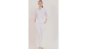 badomoda ANNABEL Embroidered 3/4 Sleeves Blouse