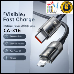 Mcdodo CA-316 36W PD Auto Power Off Type C to IP Fast Charging Data Cable For iP 14 13 12 11
