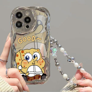 Super Cute Sponge Baby Is Suitable for Huawei Nova 8se Phone Case Navo12 Small People with High Appearance. Honor Changwan 50 Protective Case INS Japanese and Korean Girls P30 Stylish Electroplated Mate60pro