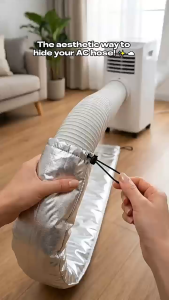 Aircond Hose Wrap Air Conditioner Hose Cover AC Hose Insulation Sleeve Penutup perlindungan paip ekzos AC