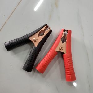 Kẹp bình ắc quy 100A Kẹp cá sấu ( 1 cặp đen đỏ )