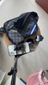 Túi đeo chéo lịch lẫm đường phố Da PU chống xướt kèm túi mini màu đẹp sộc góc viền Friend-ST SKD85 [GIÁ SỈ ]