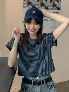 QIANSHUIYIYUN | Korean Style Crop Top T Shirt