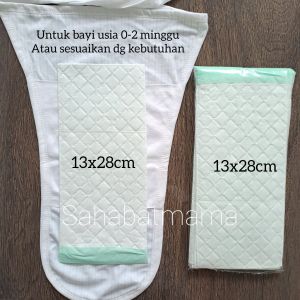 INSERT POPOK SEKALI PAKAI UKURAN 13x28 ISI 20 PCS